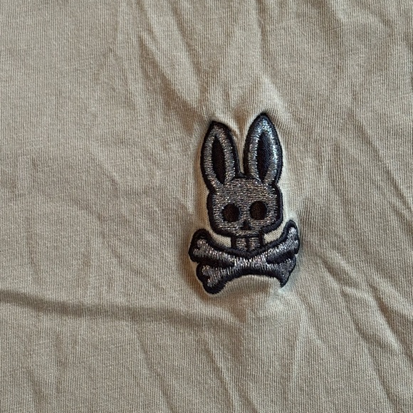 Psycho Bunny Mens Classic Crew Neck Tee in Toasted Coconut Size 4 (Small) - Picture 3 of 8